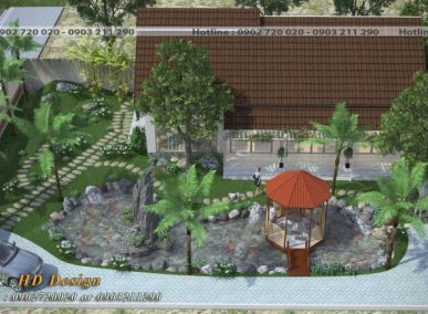 phối cảnh 3d sân vườn tphcm