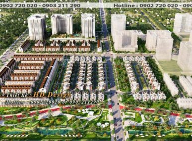 nhận phối cảnh 3d quy hoạch tổng thể