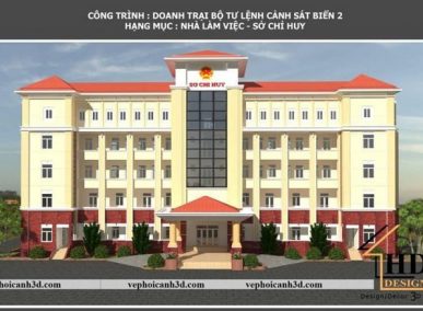 phối cảnh các công trình