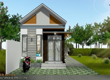 Thiết kế 2D nhà phố