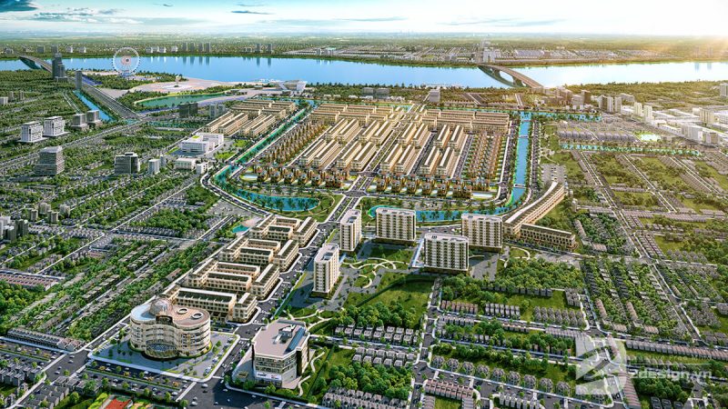 phối cảnh dự án 3D