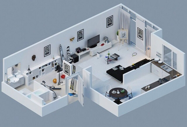 phối cảnh 3d phối cảnh 3d