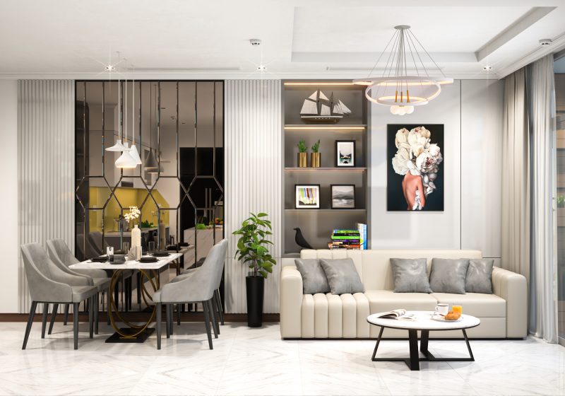 thiết kế nội thất văn phòng 3d Phối cảnh 3d căn hộ chung cư Vinhome