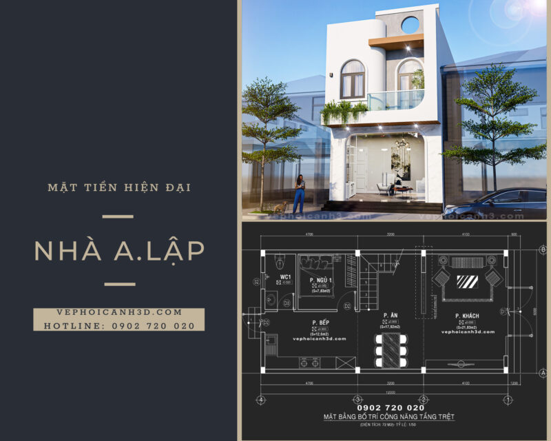 vẽ phối cảnh 3d